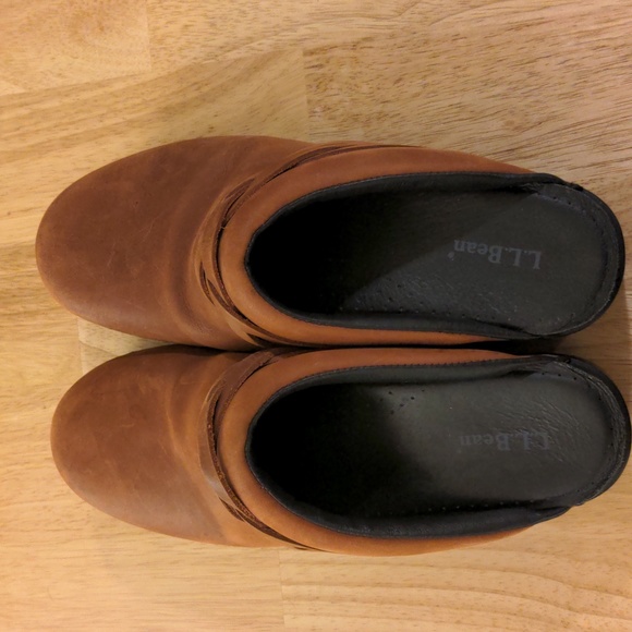 L.L. Bean Braided Leather Clogs - Picture 3 of 4